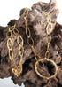 Boho Necklace, RH Copper Gold Leaf